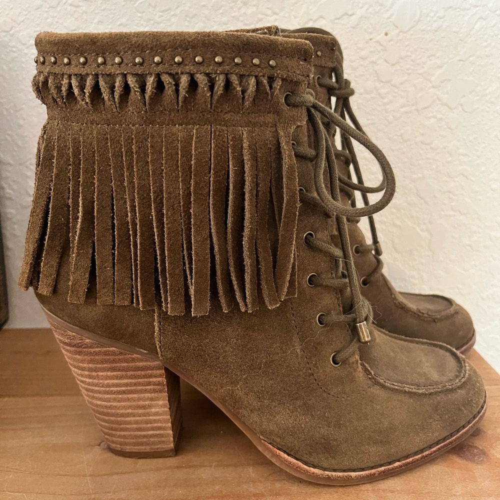 Gianni Bini Suede Ankle Boots
